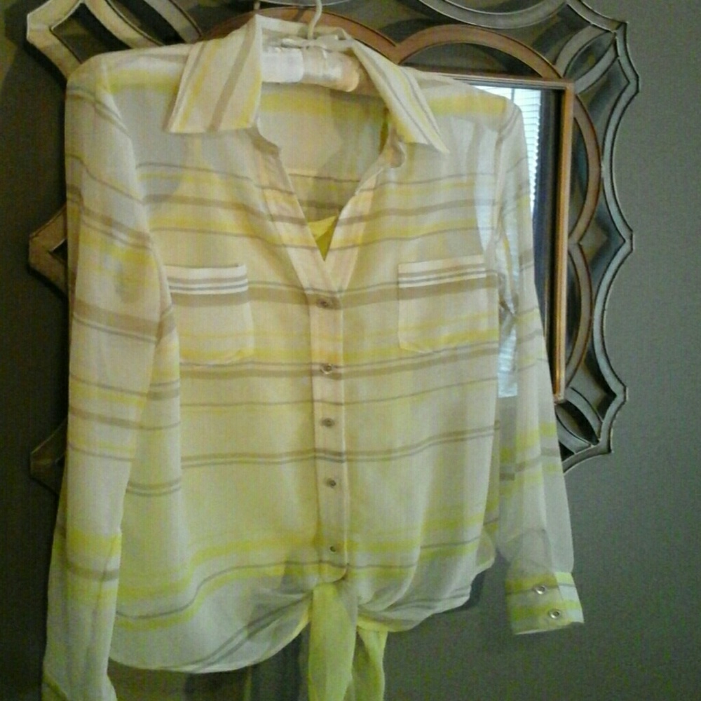 Cache Tie Front Blouse - image 2